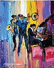 Maya Green Jazz for Lovers painting
